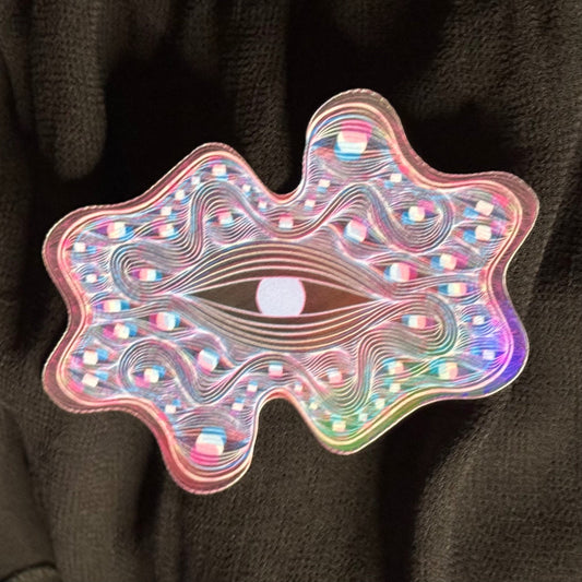 All Seeing Eyes Holographic Sticker