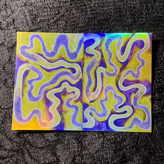 Invert Echoes Silver Holographic Sticker