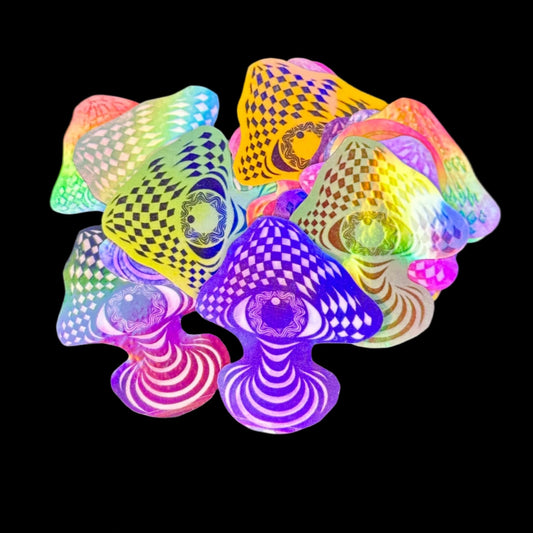 Mystery Color Mushroom Sticker