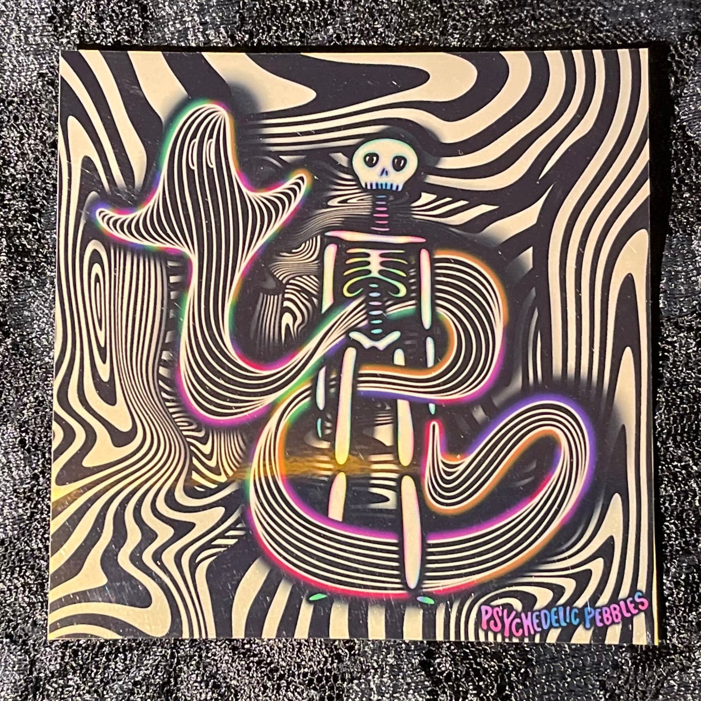 Am I Dead Gold Holographic Sticker