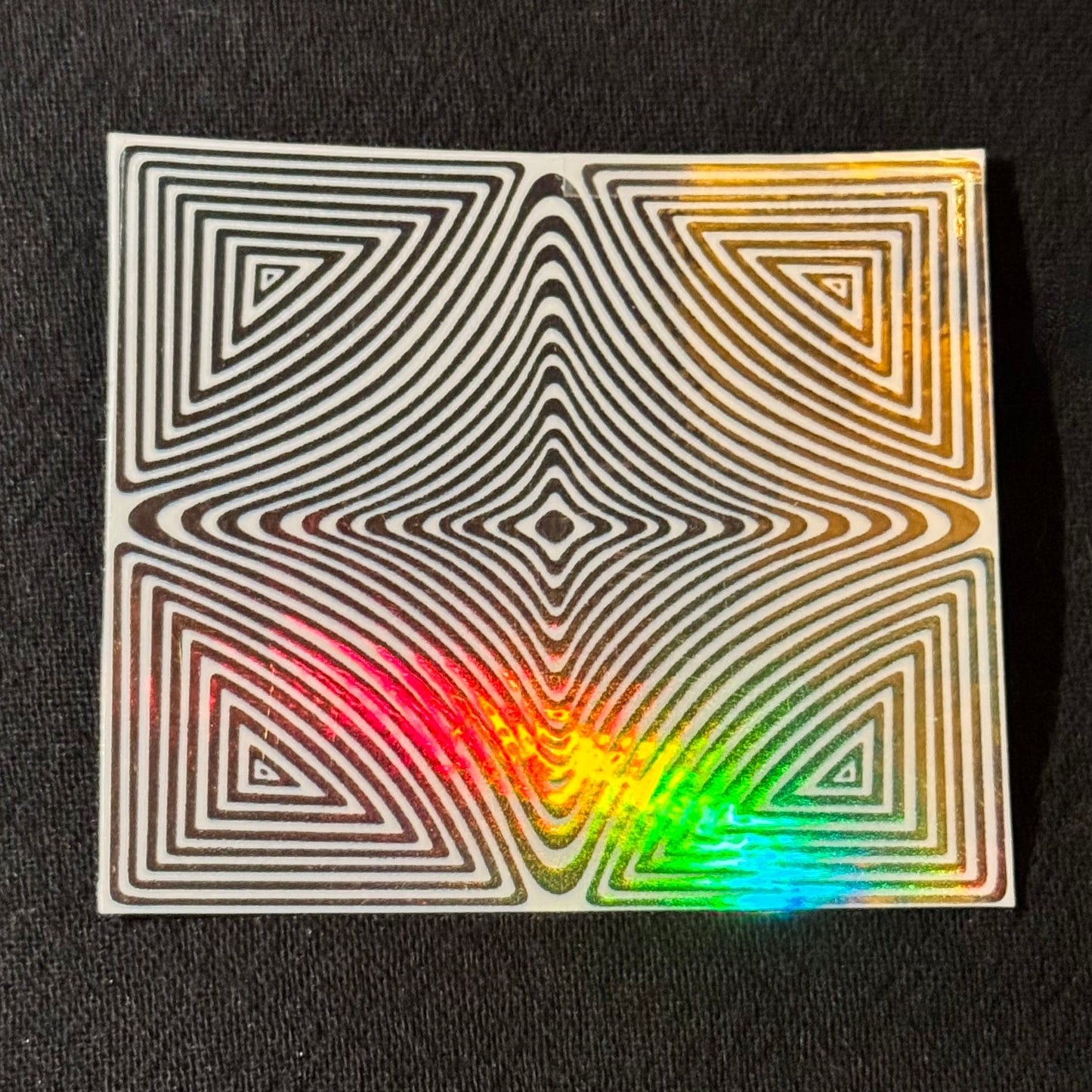 Cornered Holographic Small Sticker