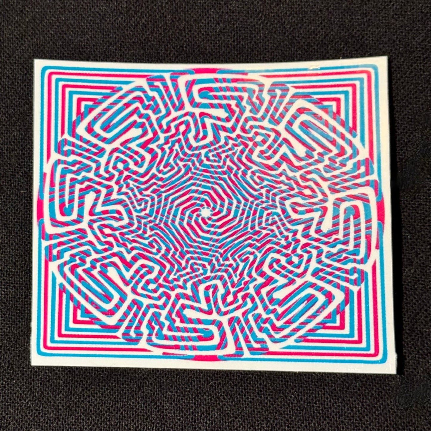 Cornered Maze Small Sticker
