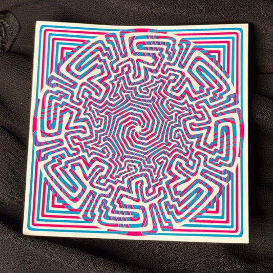 Cornered Maze Sticker