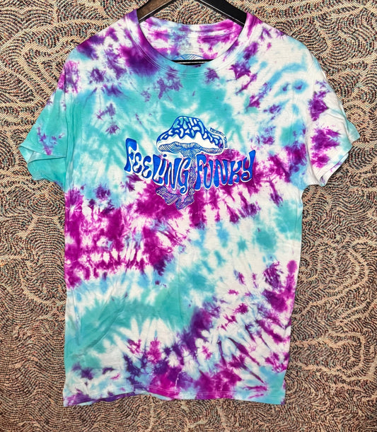 Feeling Funky Screen Print Tie Dye Size Medium