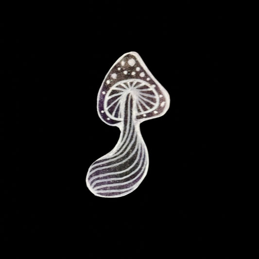 Hand-Drawn Mushroom Sticker