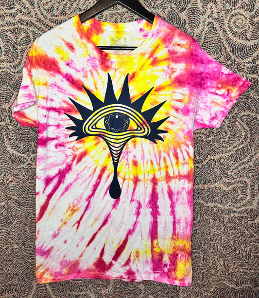 Puffy Vinyl One-Off Design Tie Dye Size Medium