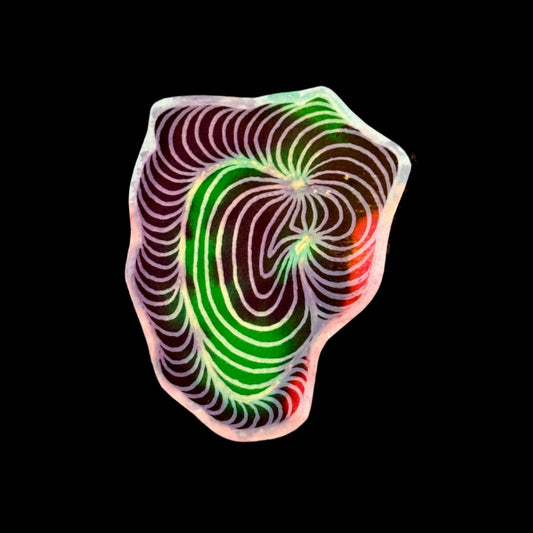 Radioactive Hand-Drawn Sticker