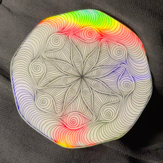 Rotational Vision Holographic Sticker