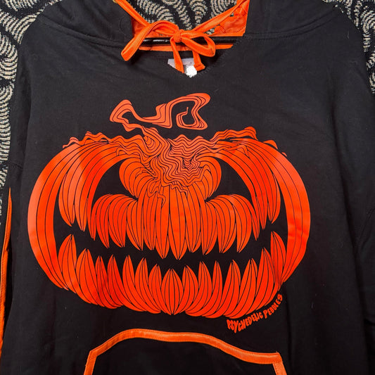 XXL Cheeky Pumpkin Glow UV Reactive Hoodie