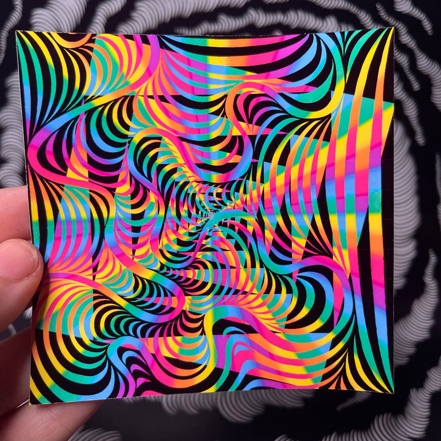 Rainbow Descending Sticker