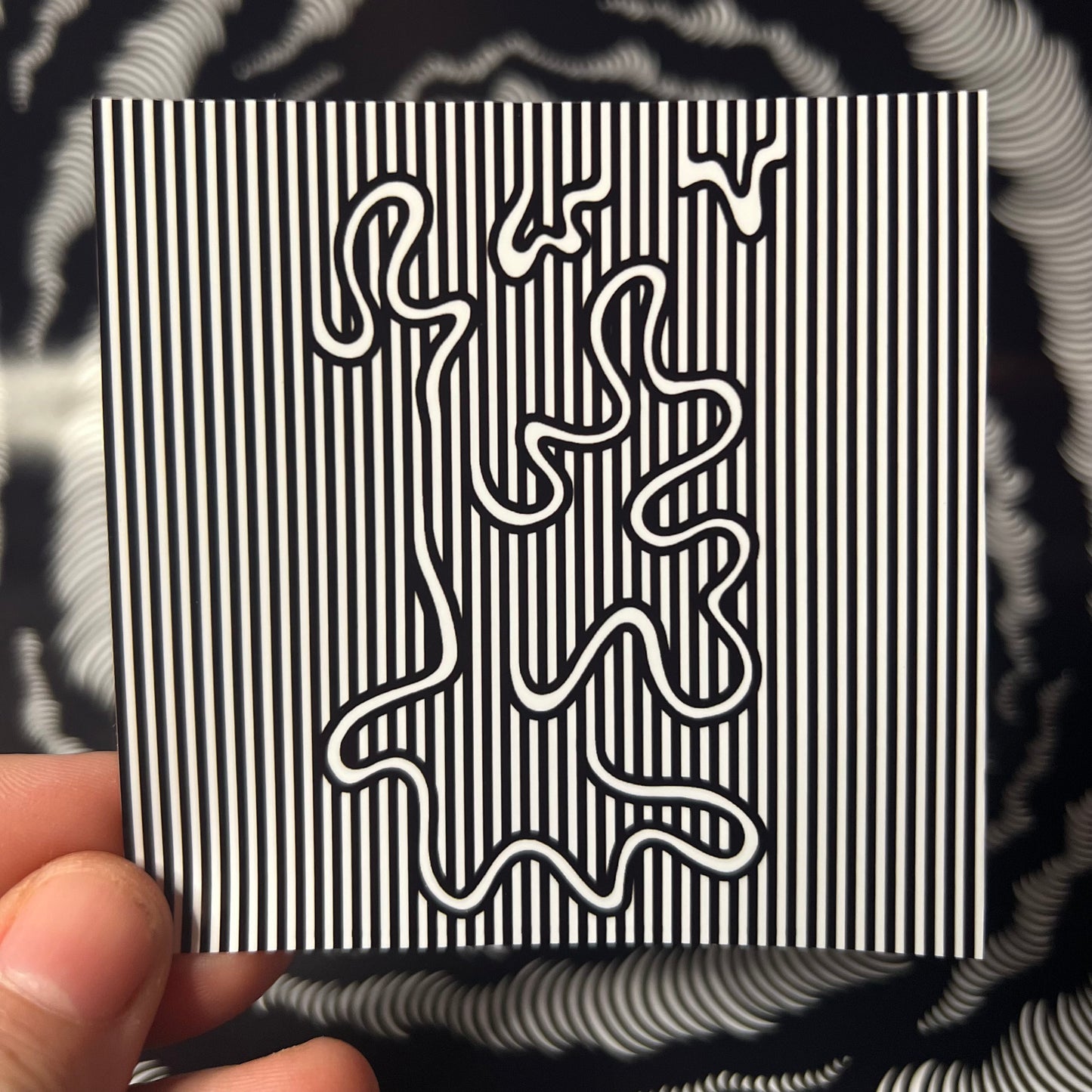 Wavy Code 1 Sticker