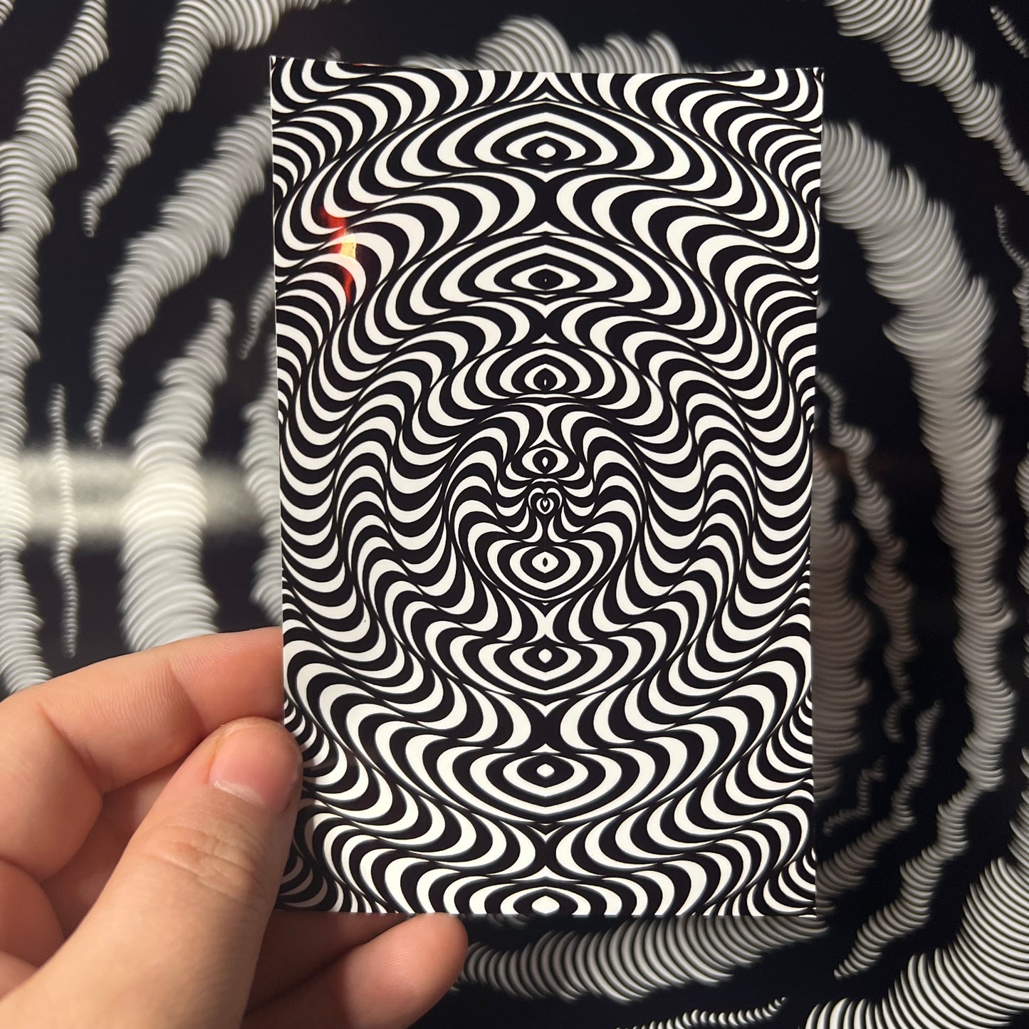 Op Art Sticker